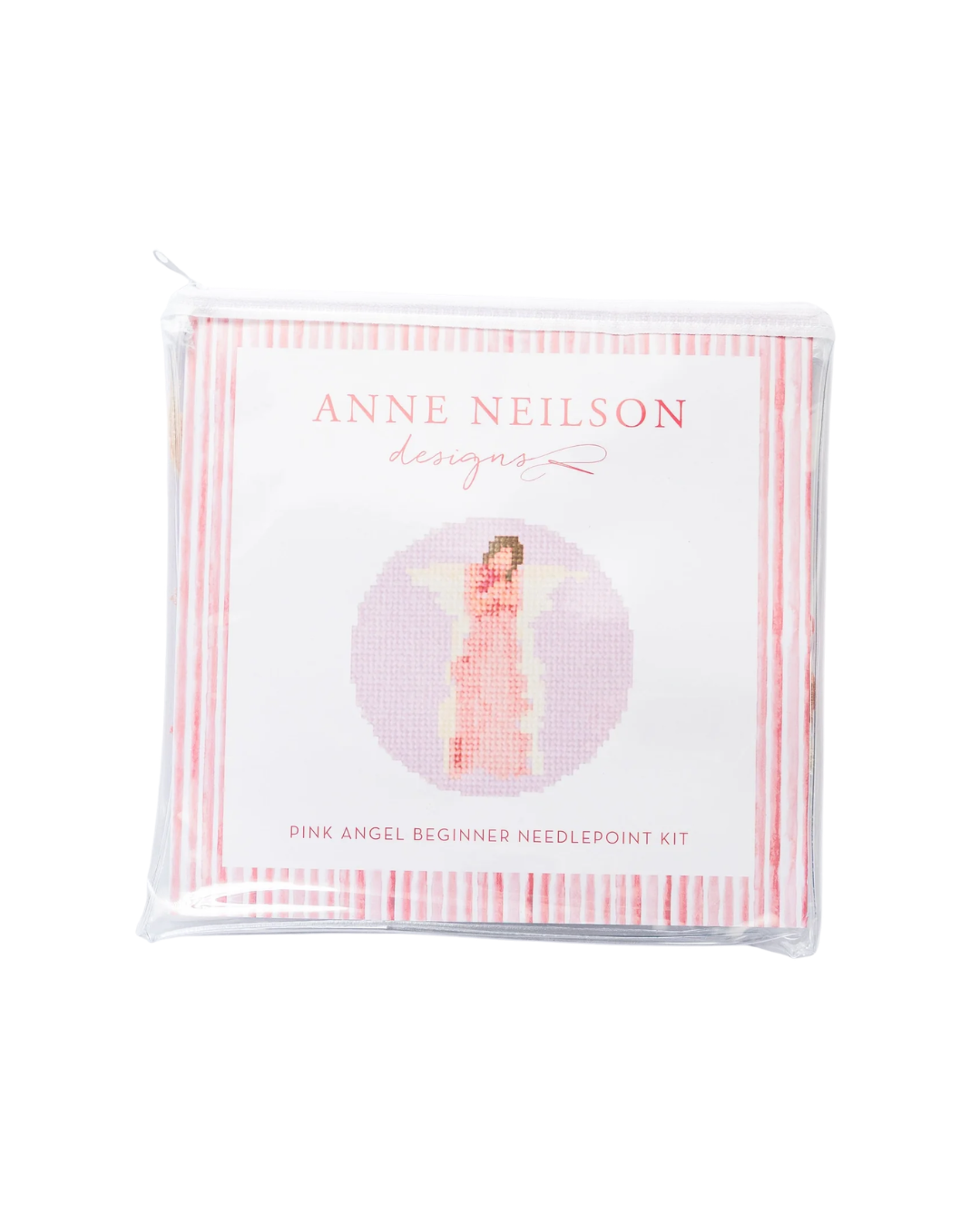 Anne Nielson Pink Angel Beginner Needlepoint Kit