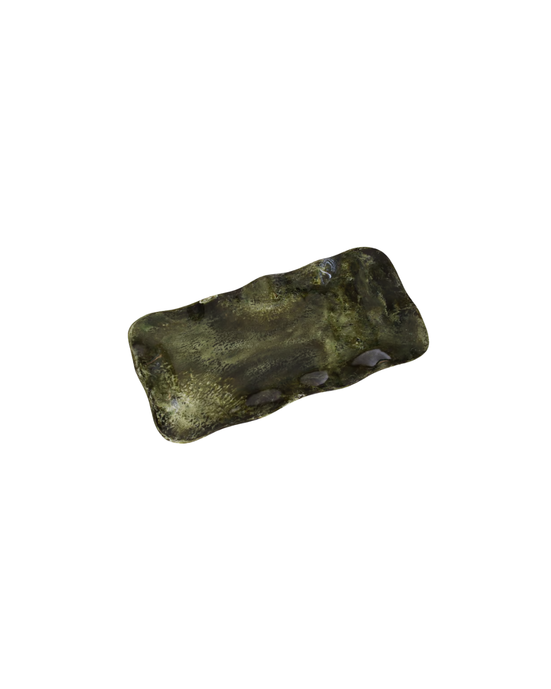 Beatriz Ball Malachite Long Rectangular Tray
