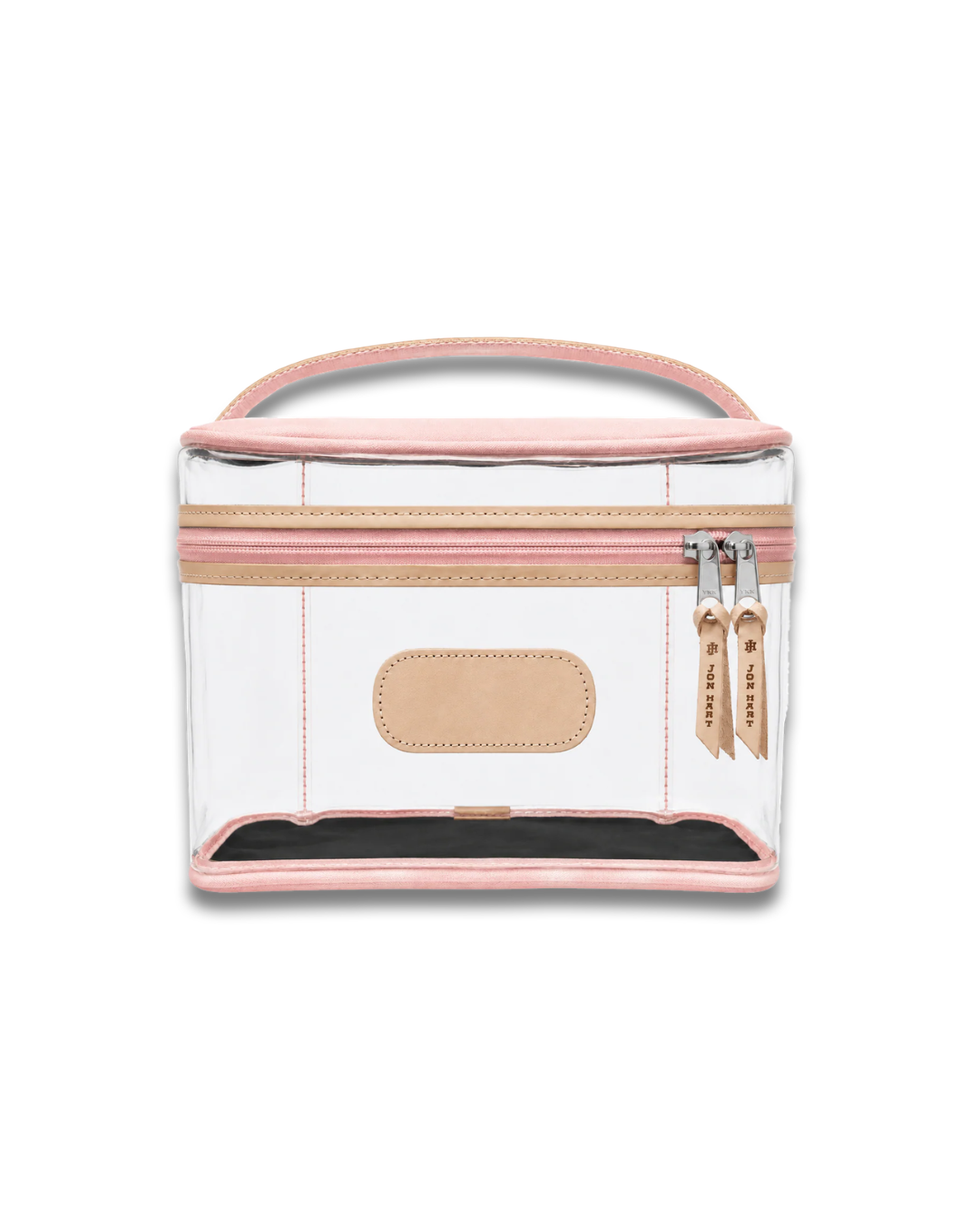 Jon Hart Clear Makeup Bag-Rose