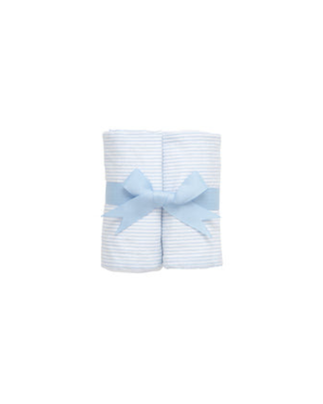 3Marthas-Seersucker Stripe Set of Two Burps
