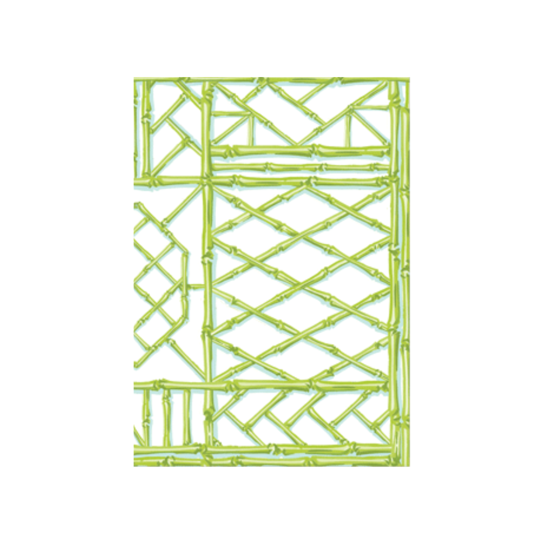 Caspari Bamboo Screen Note Cards with Envelopes