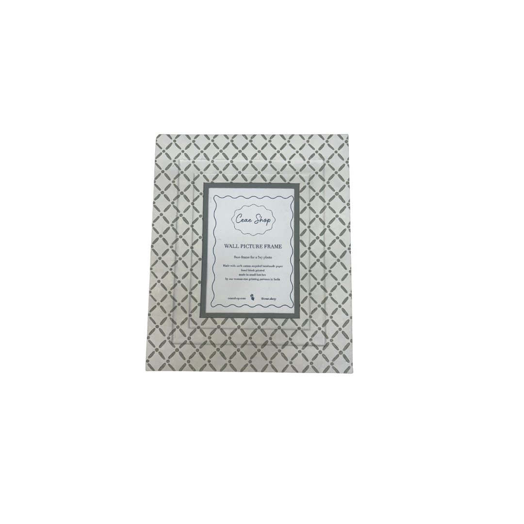 Block Printed Picture Frames