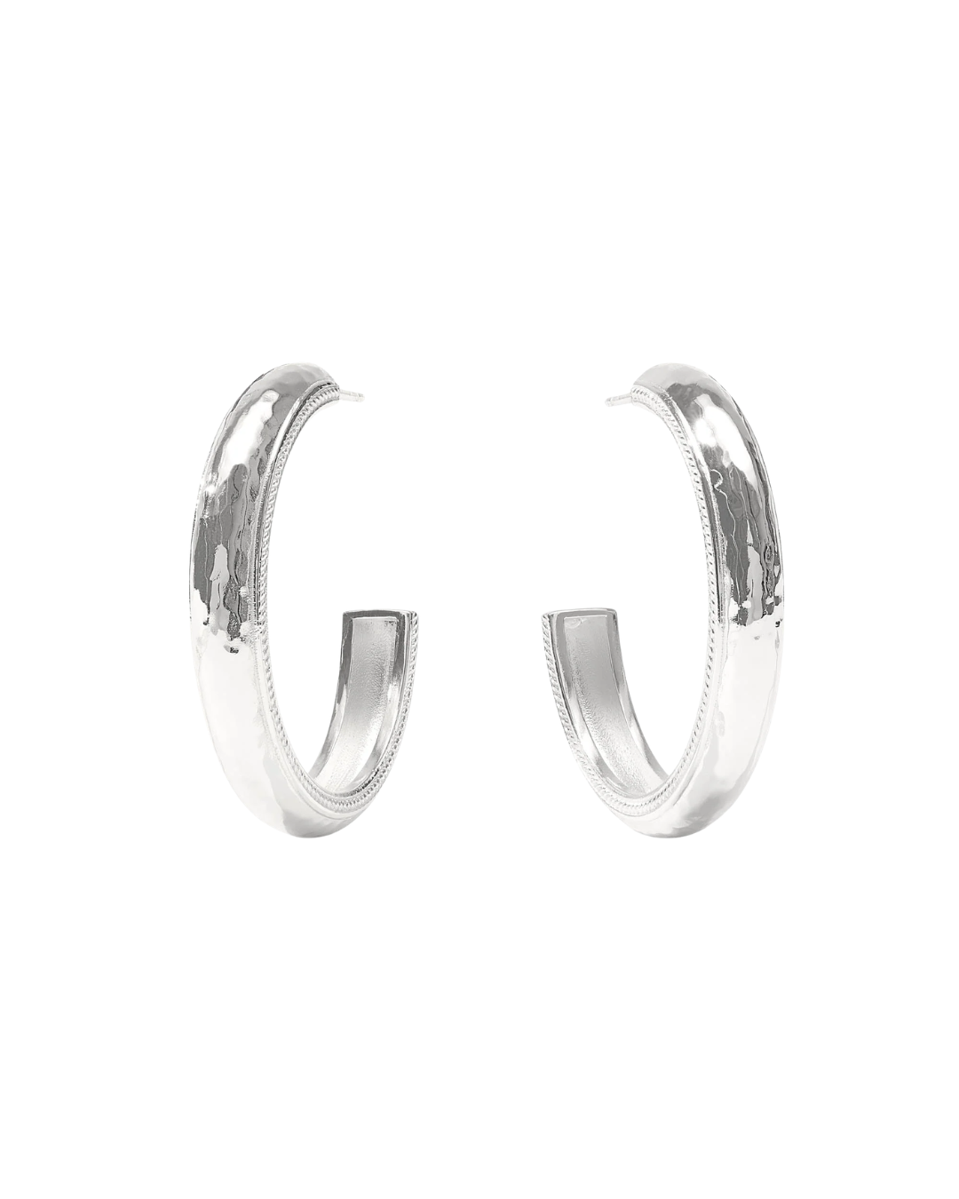 Julie Vos Cannes Hoop - Silver