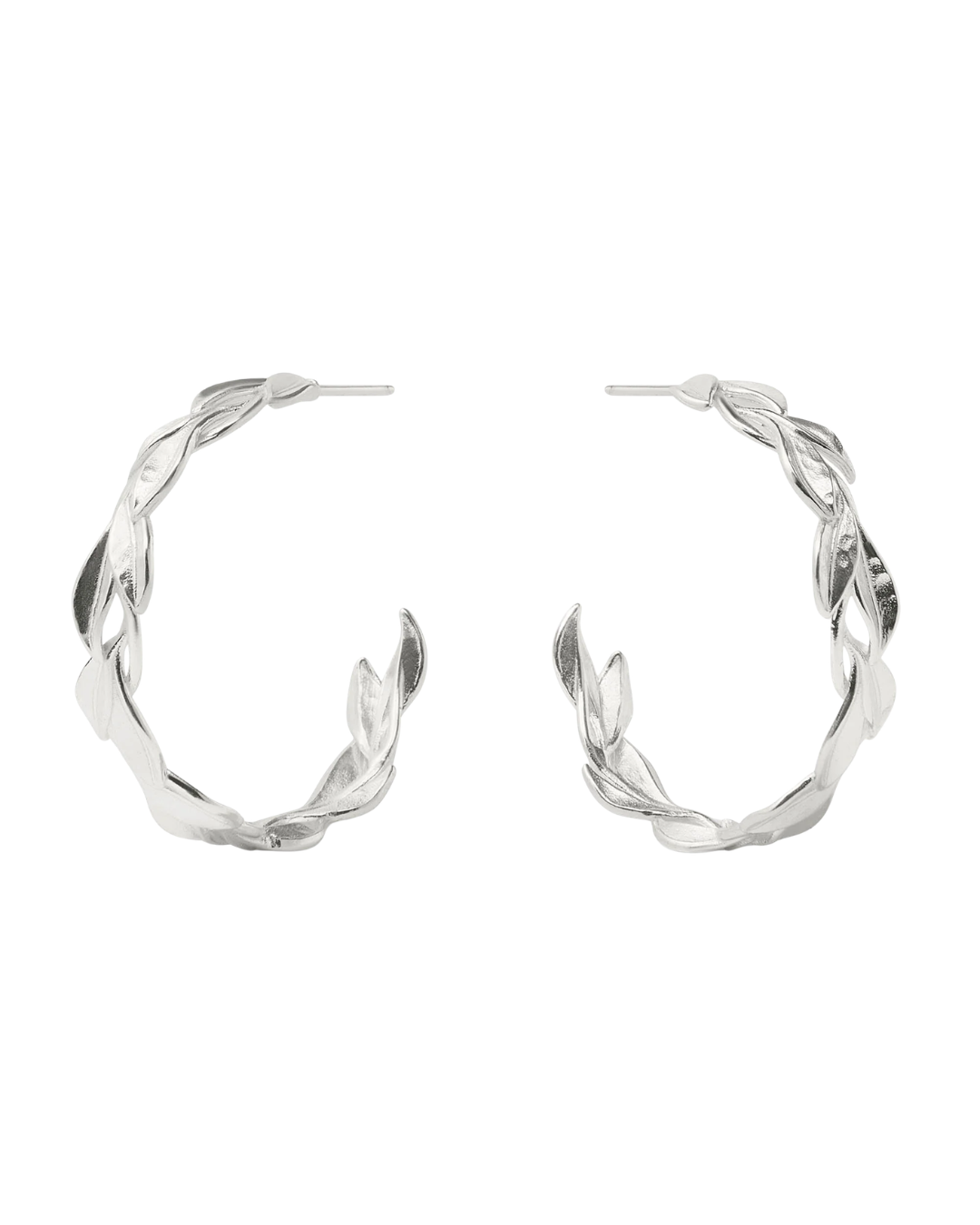 Julie Vos Willow Hoop - Silver