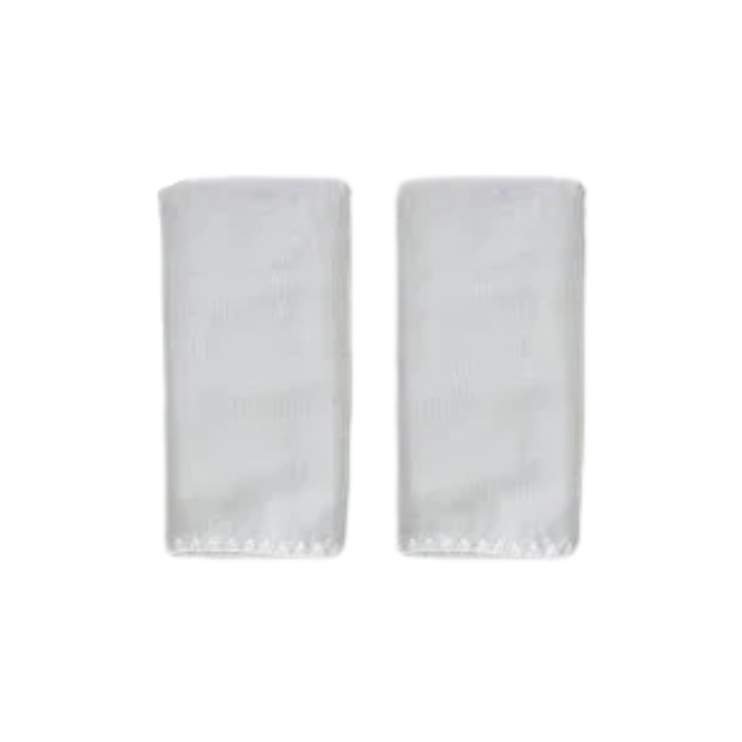 Weezie Stitched Edge Long Powder Bath Towel