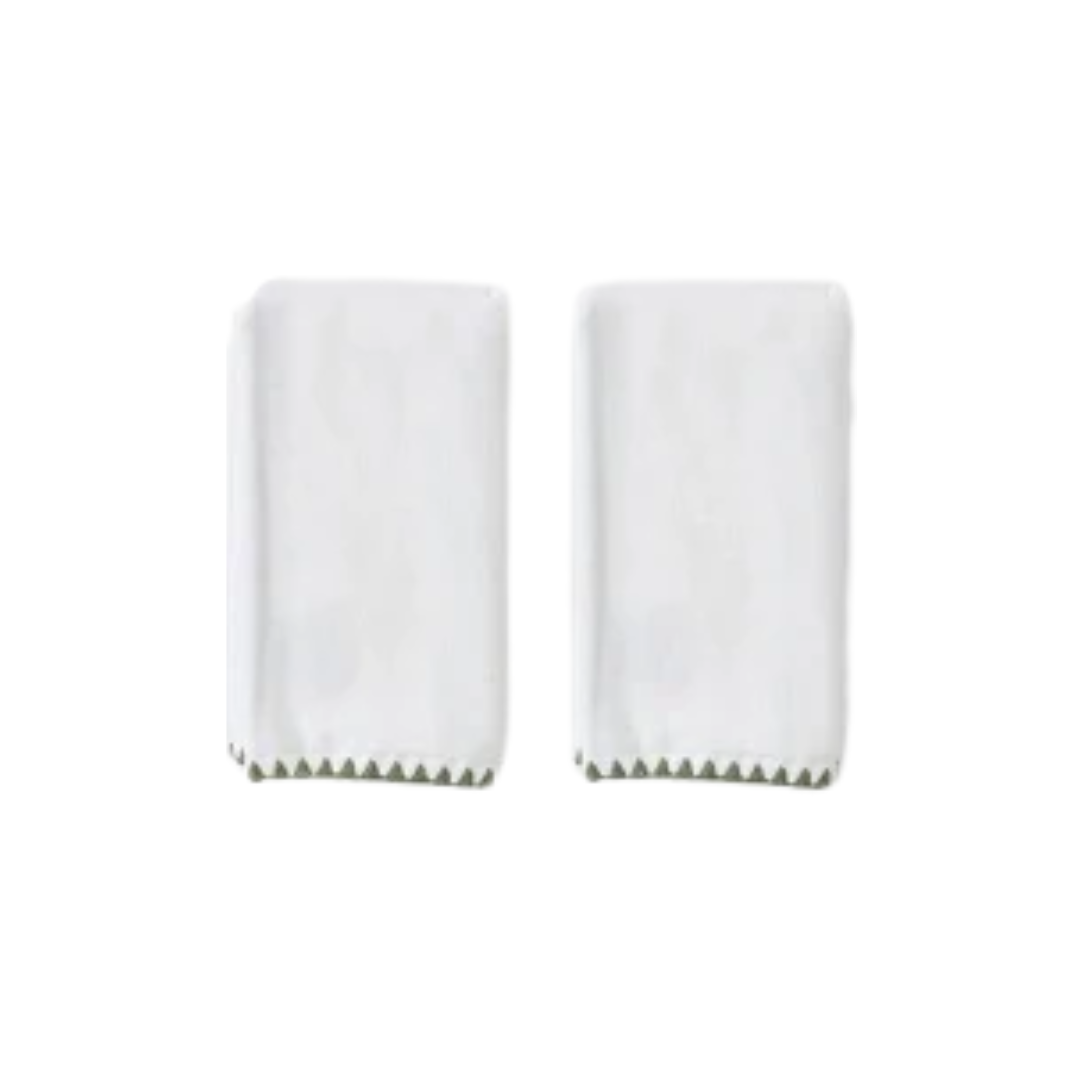 Weezie Stitched Edge Long Powder Bath Towel