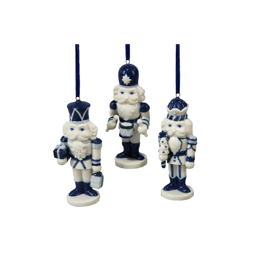 Blue Nutcracker Ornament