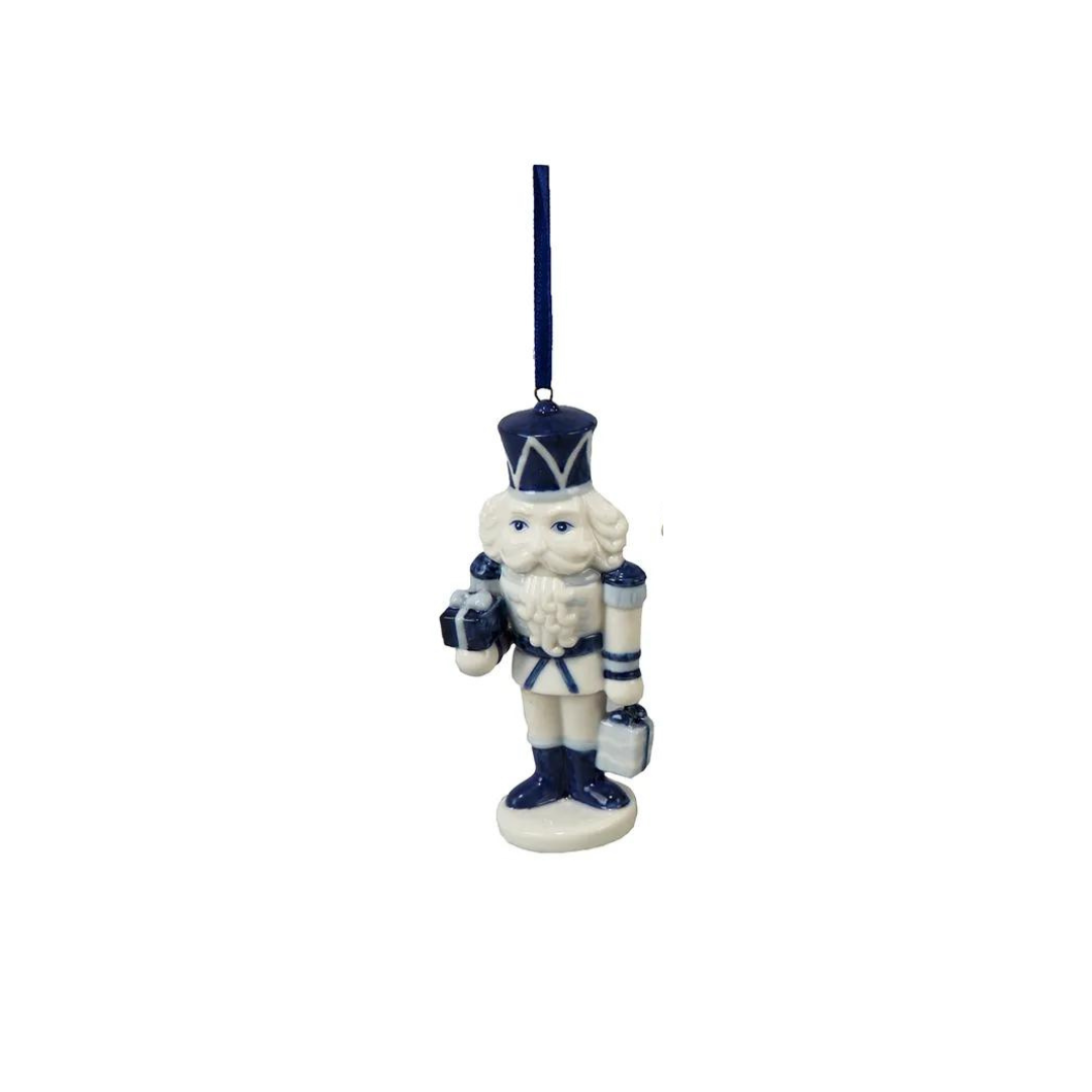 Blue Nutcracker Ornament