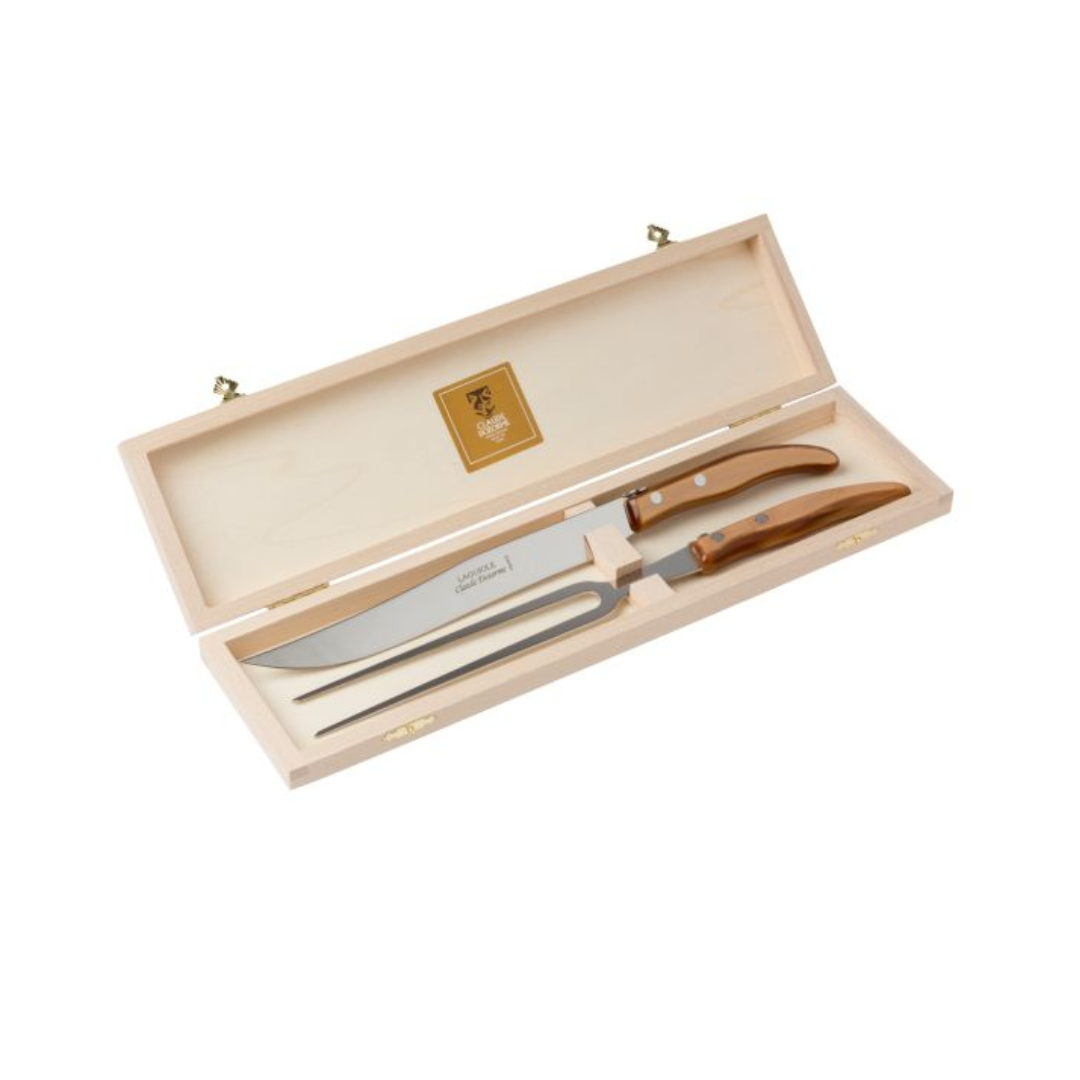 Berlingot Carving Set - Capuccino