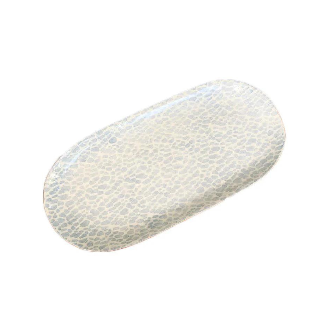 Terrafirma Ceramics Small Fish Platter - Pebble Opal