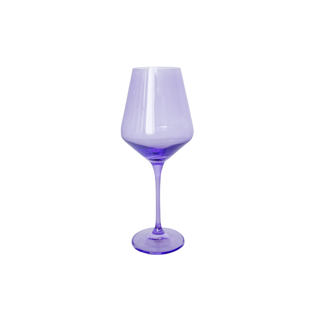 Estelle Lavender Wine Glass