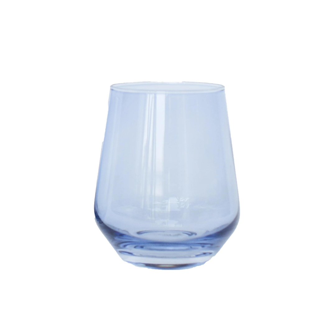 Estelle Cobalt Blue Stemless Wine Glass