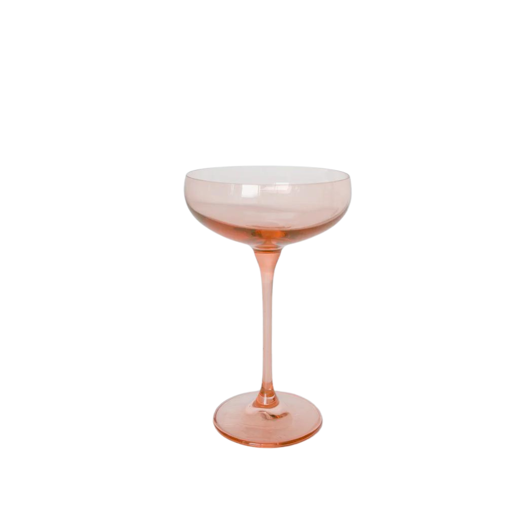 Estelle Blush Pink Champagne Coupe
