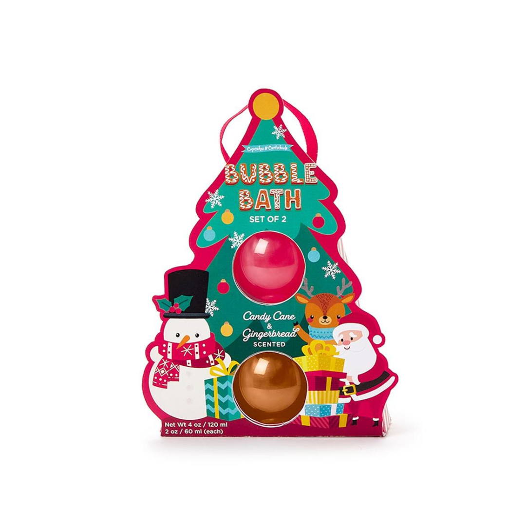 Holiday Bubbles - Set of 2 Bubble Bath Bottles