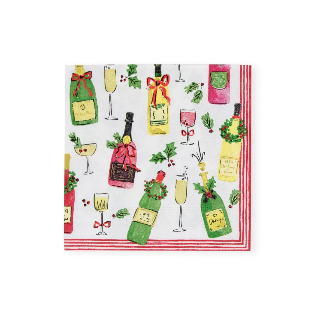 Tipsy and Toasty Cocktail Napkin