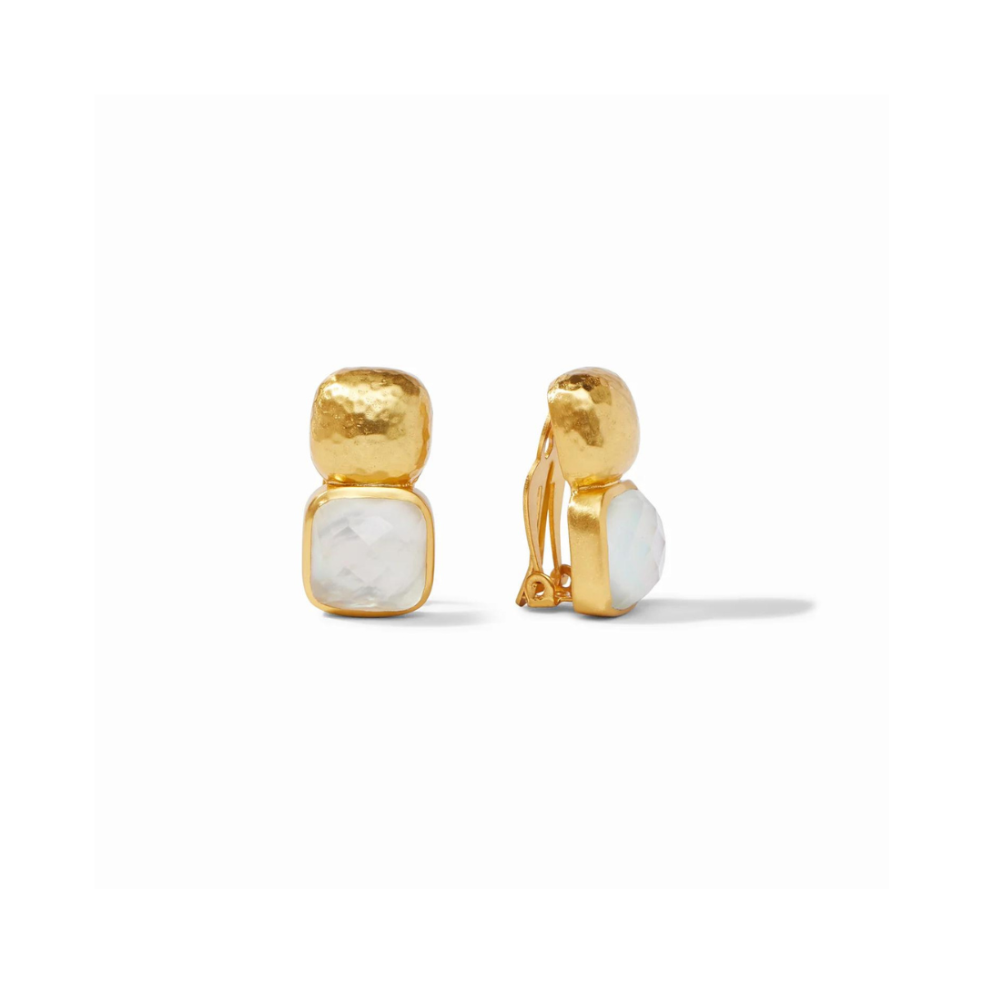 Catalina Clip - Gold - Iridescent Clear Crystal - OS