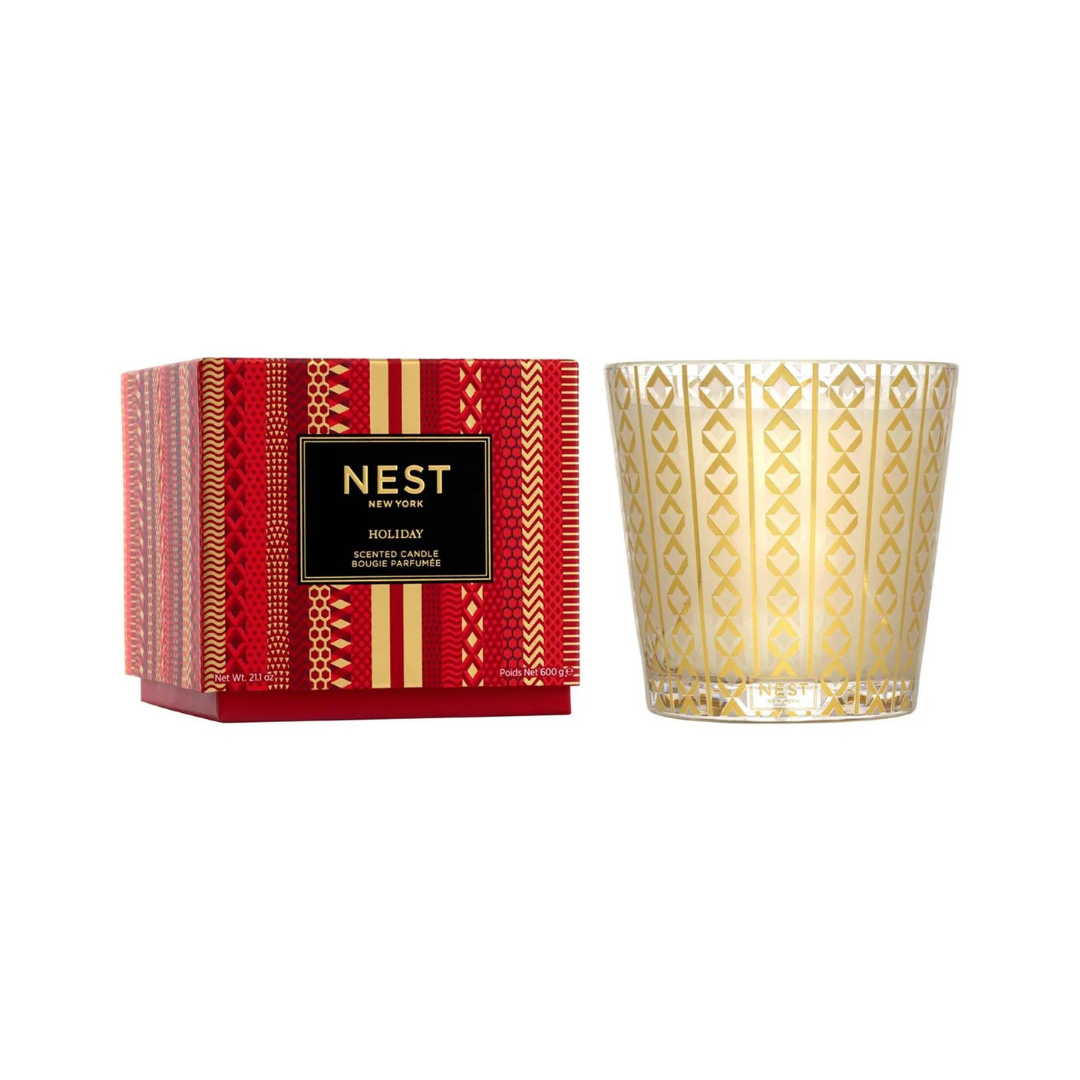 Nest 3-Wick Candle 21.2 oz Holiday