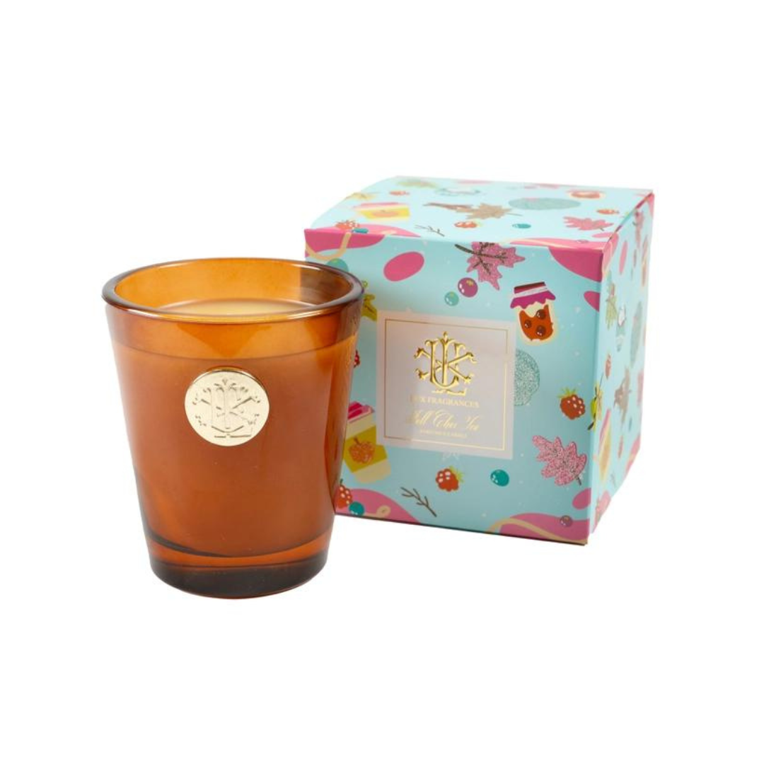 Lux Fragrances Fall Chai Tea Designer Box Candle