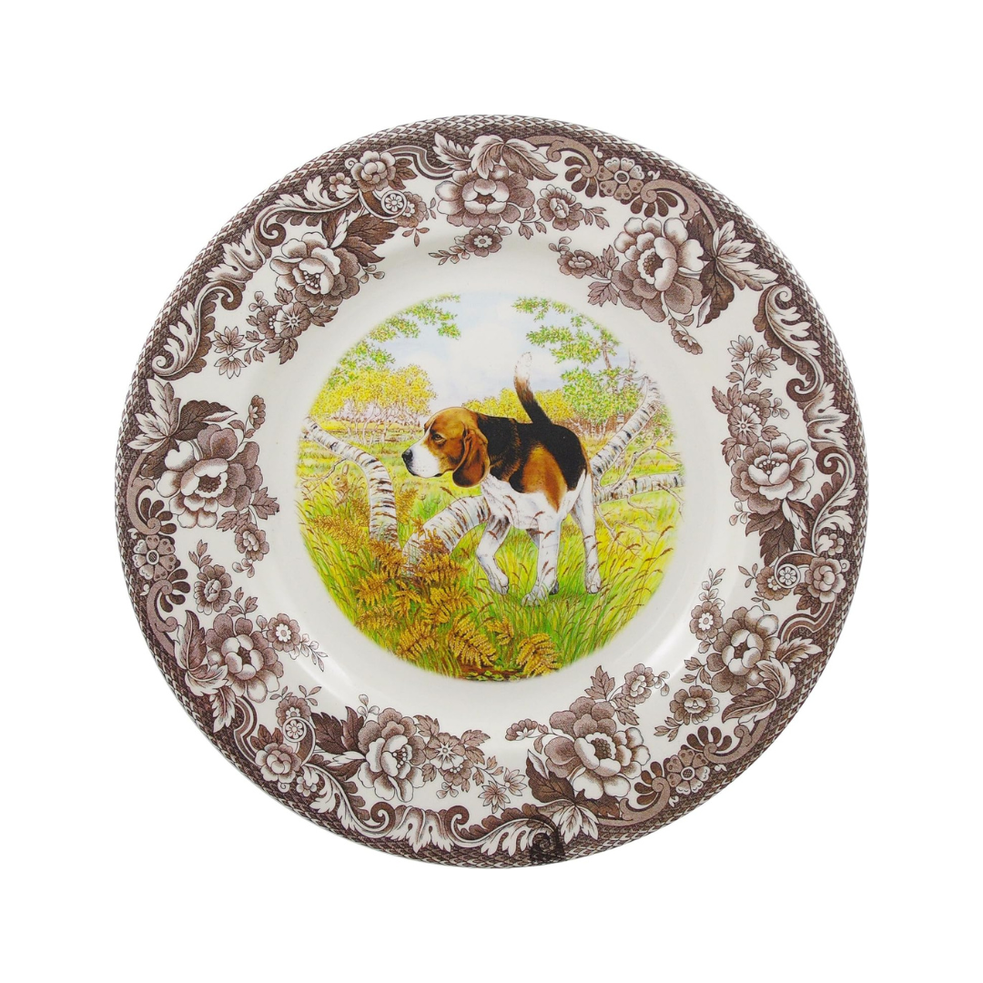 Spode Woodland Dogs Dinner Beagle