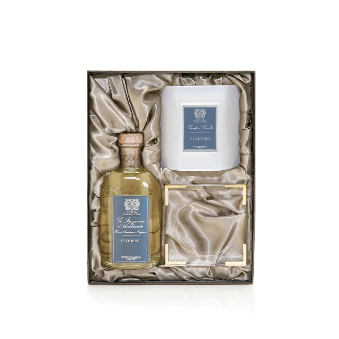 Antica Farmacista Santorini Candle and Diffuser Gift Set