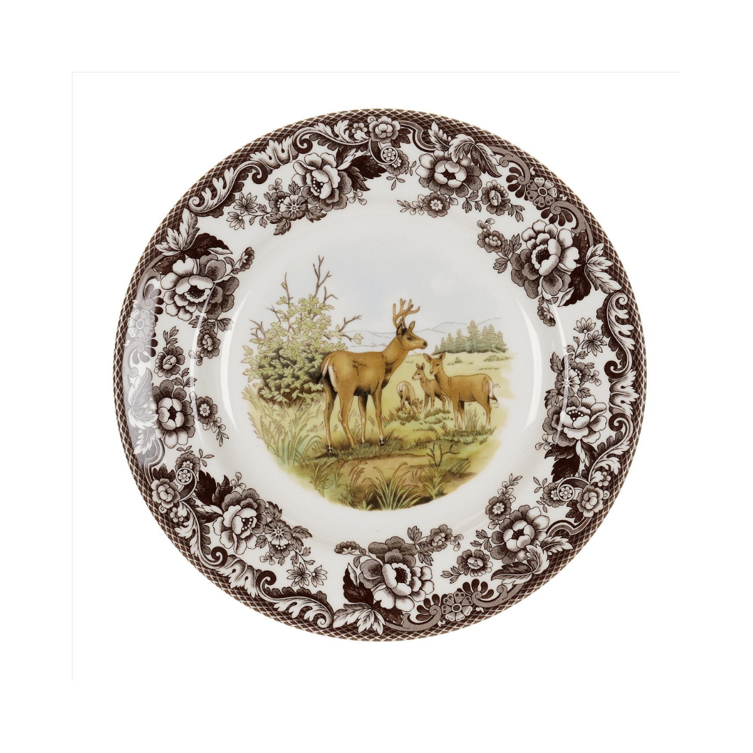 Spode Woodland Wildlife Dinner Plate Mule Deer