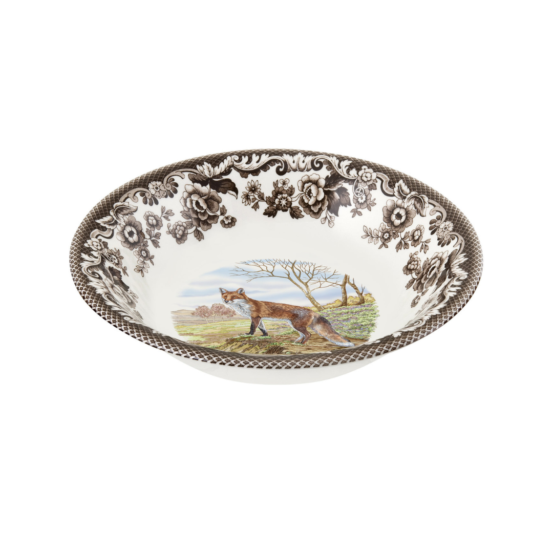 Spode Red Fox Ascot Cereal Bowl 8"