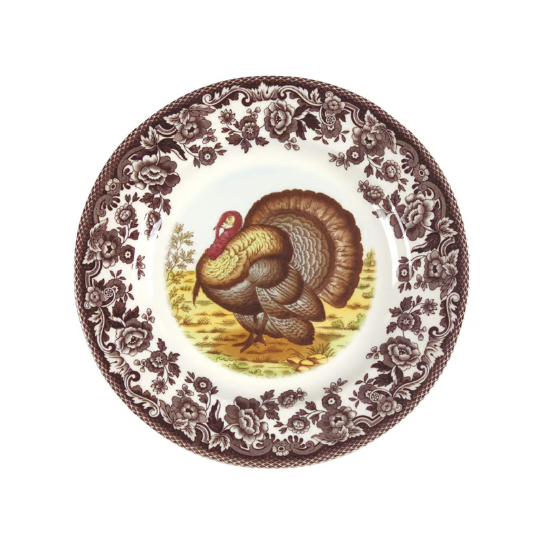 Spode Woodland Salad Plate 8" Turkey