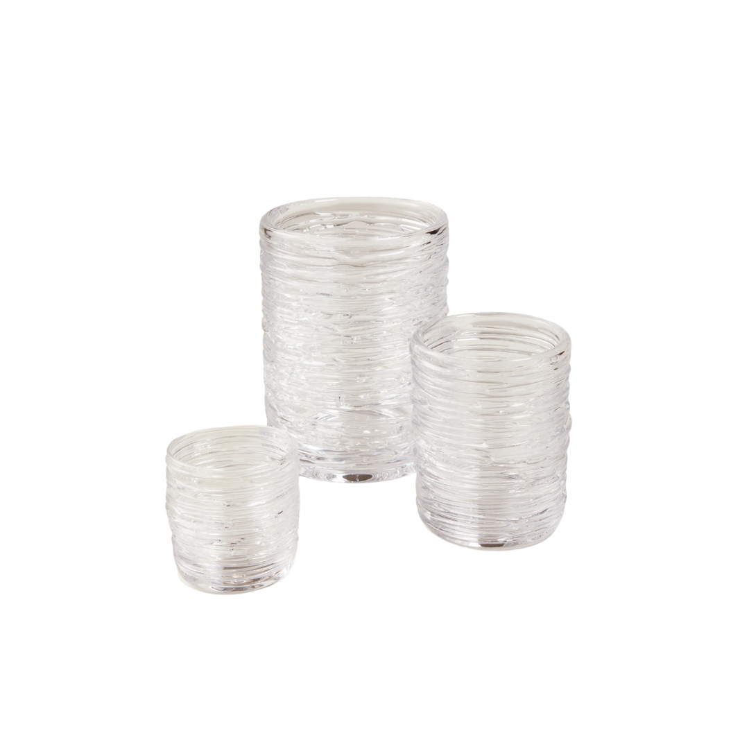 Simon Pearce Echo Lake Hurricane Candlelight Trio Gift Set