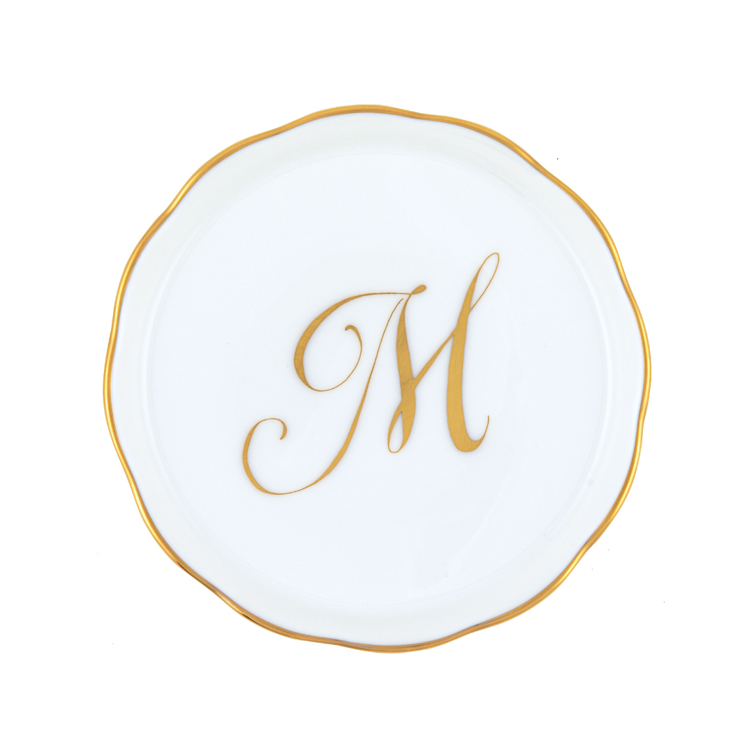 Coaster with Monogram - M