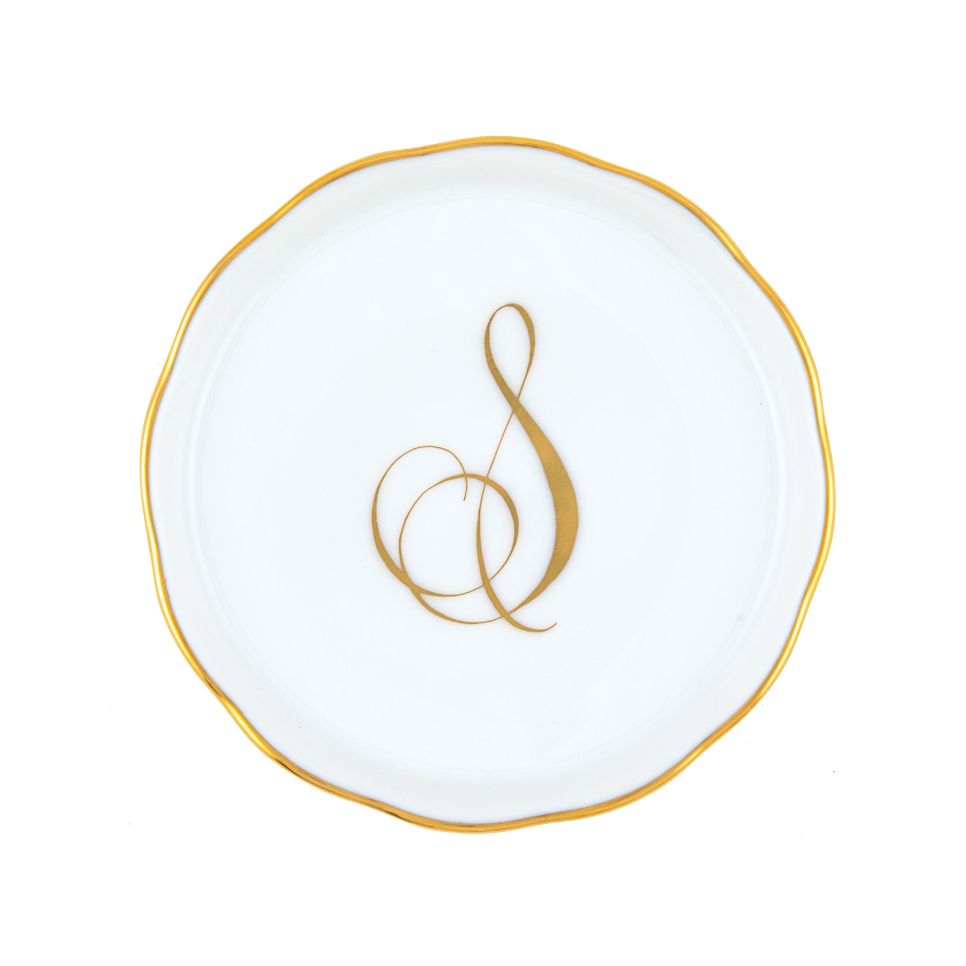 Coaster with Monogram - S