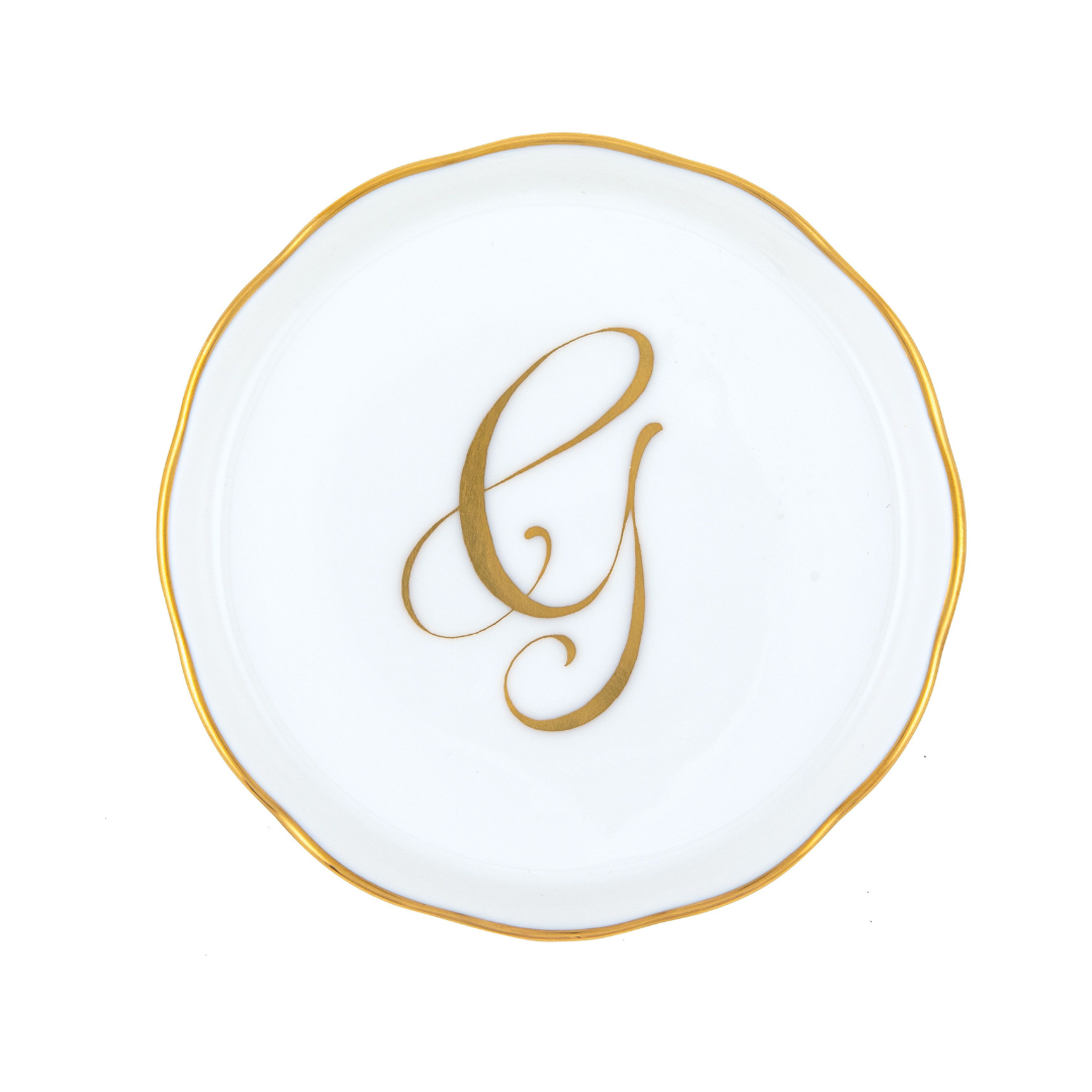 Coaster with Monogram - G