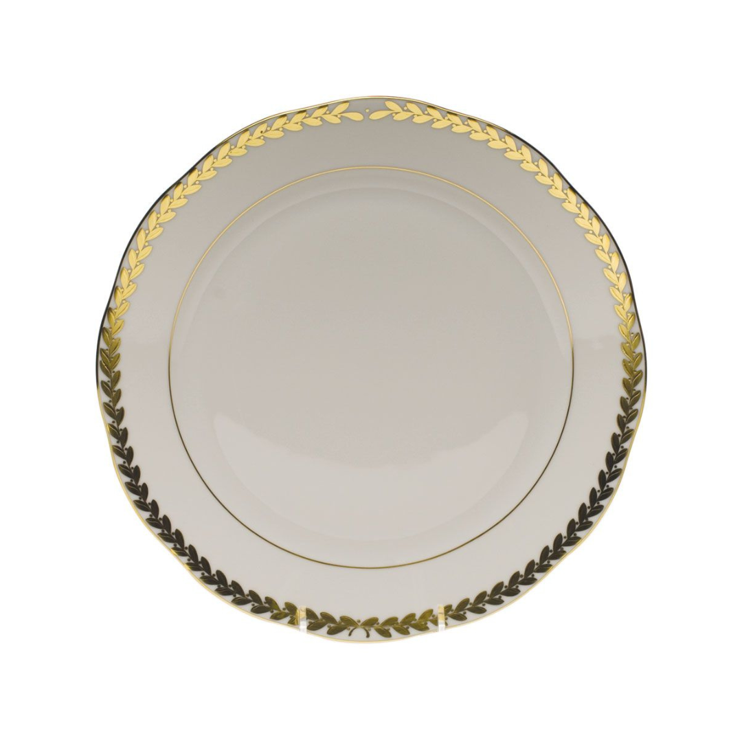 Golden Laurel Dinner Plate