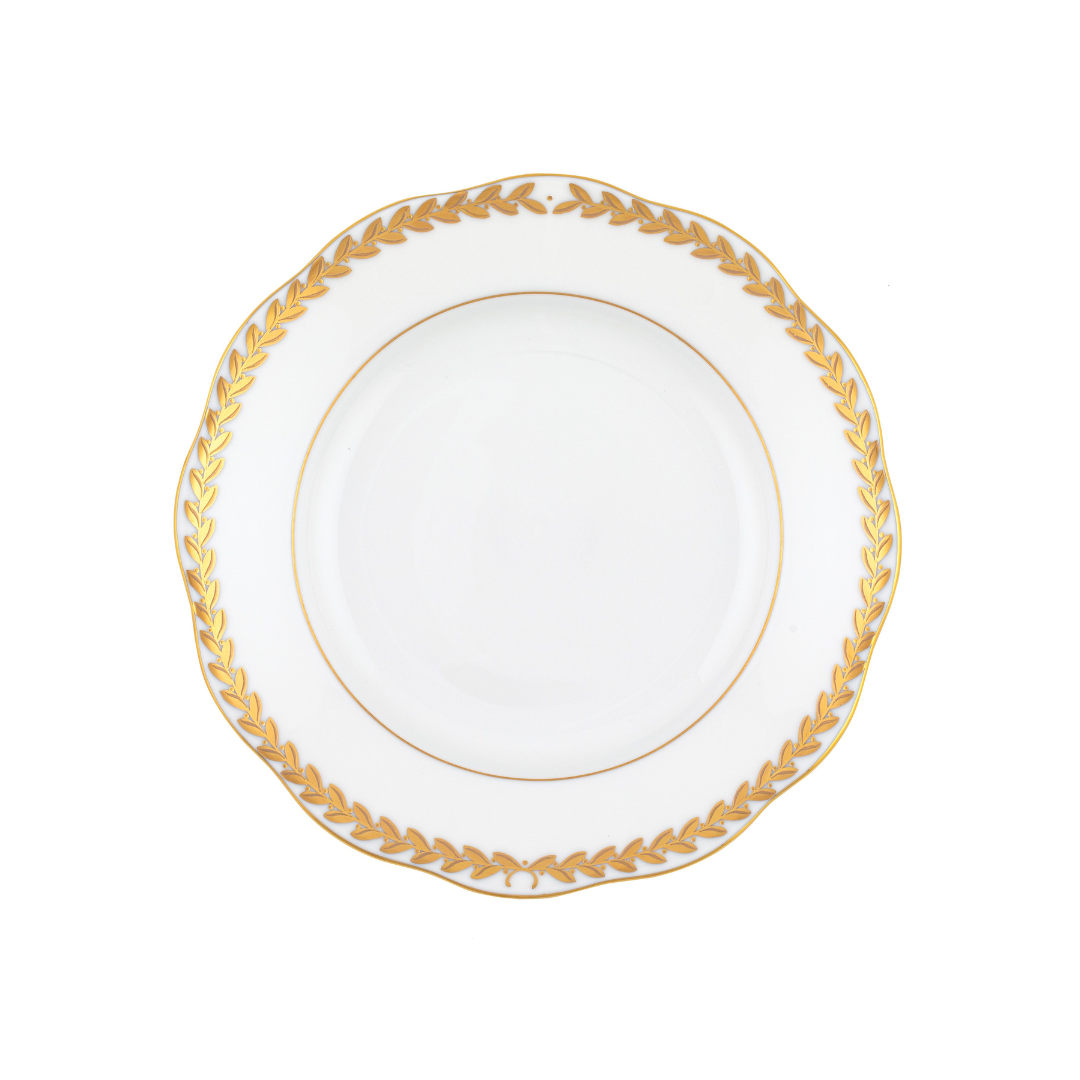 Golden Laurel Salad Plate