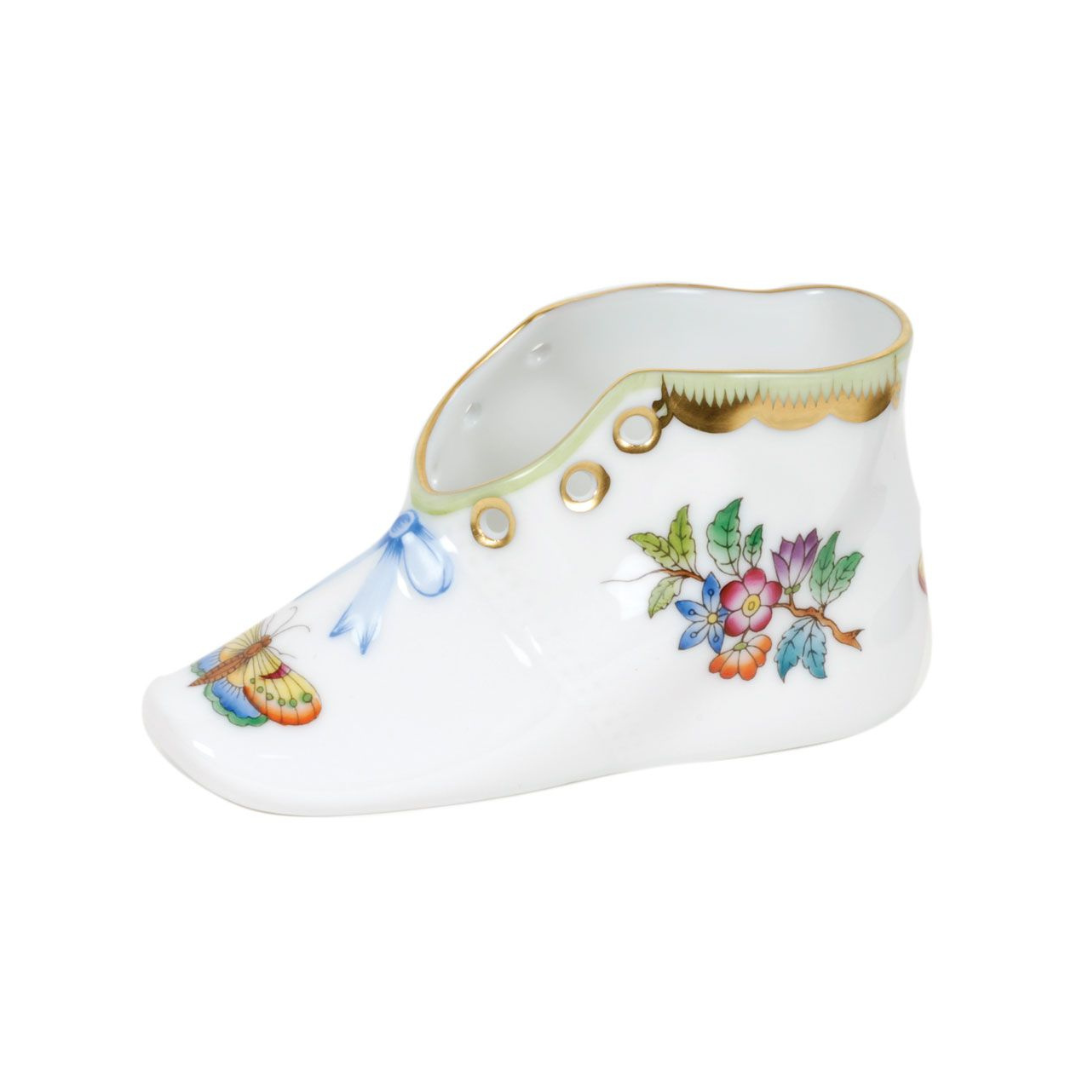 Herend Baby Shoe - Queen Victoria Mulitcolor