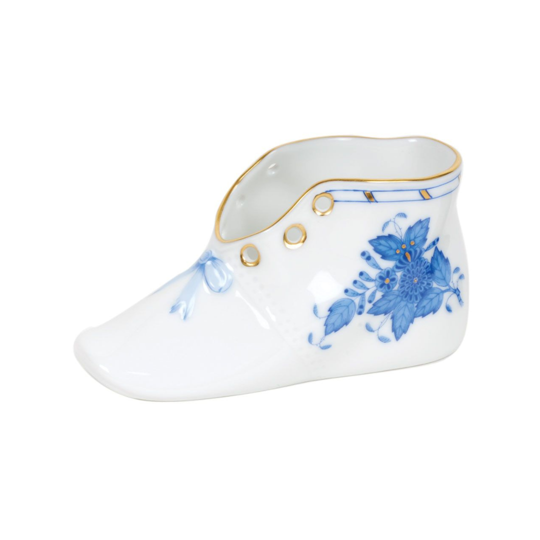 Chinese Bouquet Shoe- Blue