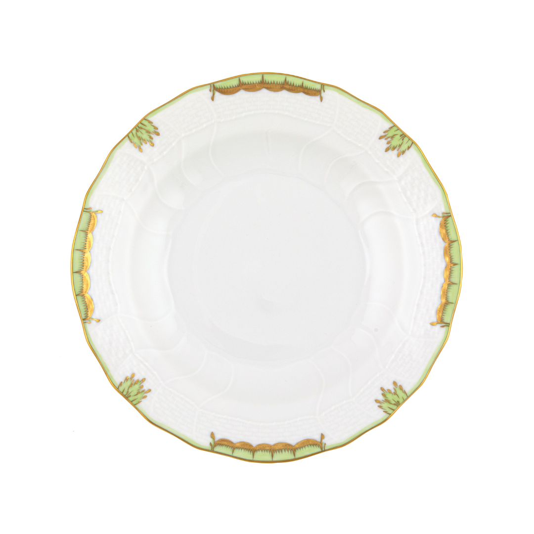 Herend Princess Victoria Green Dessert Plate