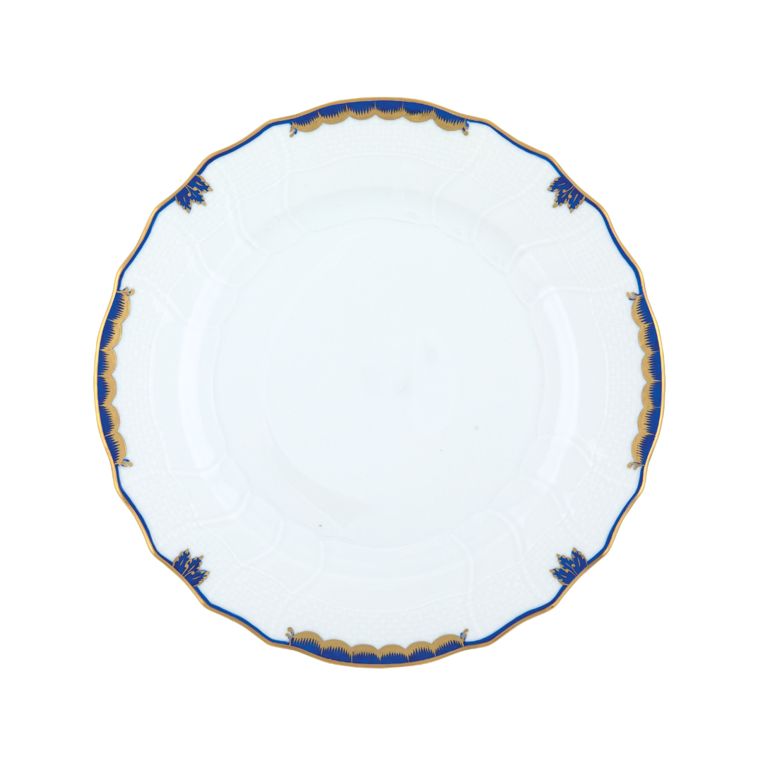 Princess Victoria Blue Dinner Plate
