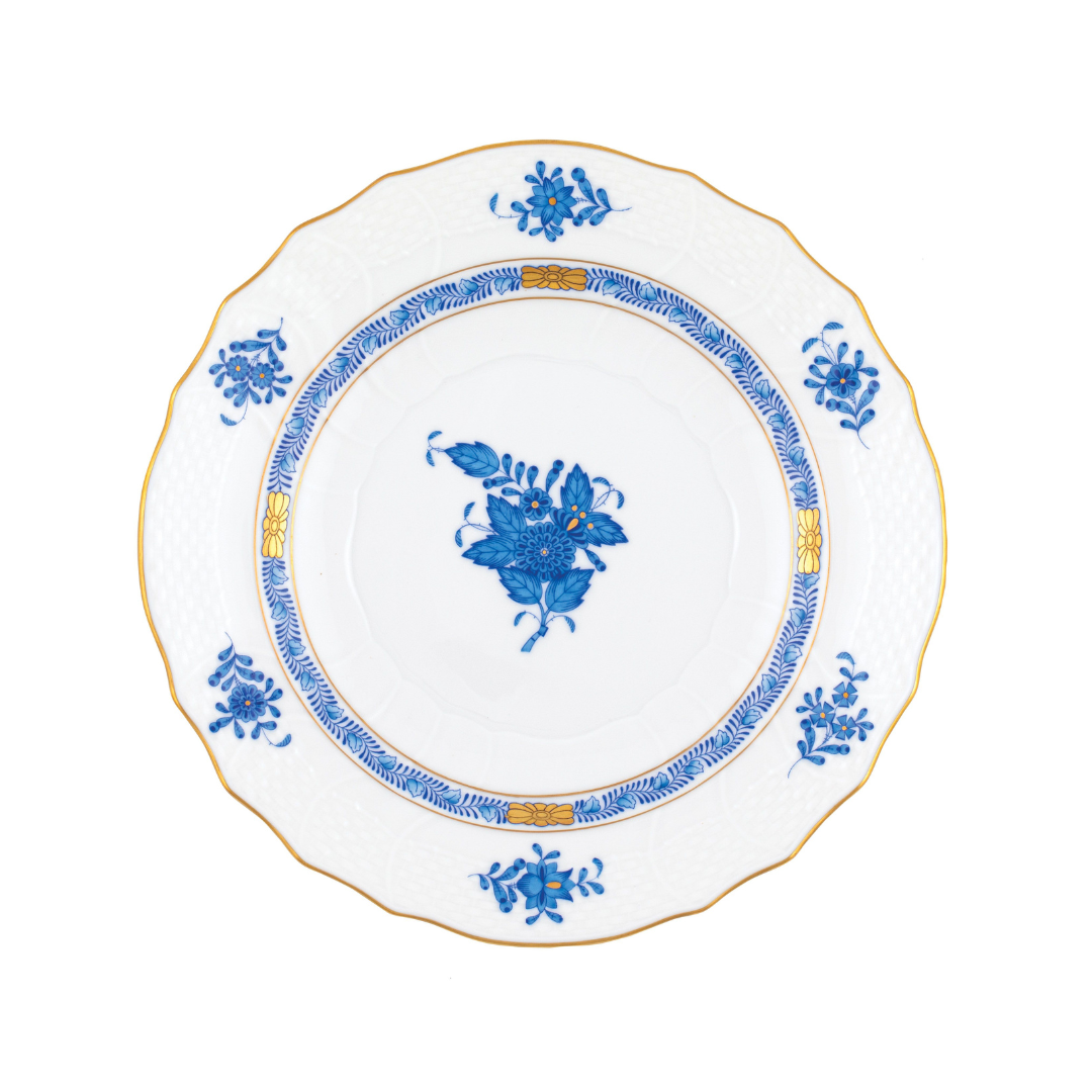 Herend Chinese Bouquet Blue Salad Plate