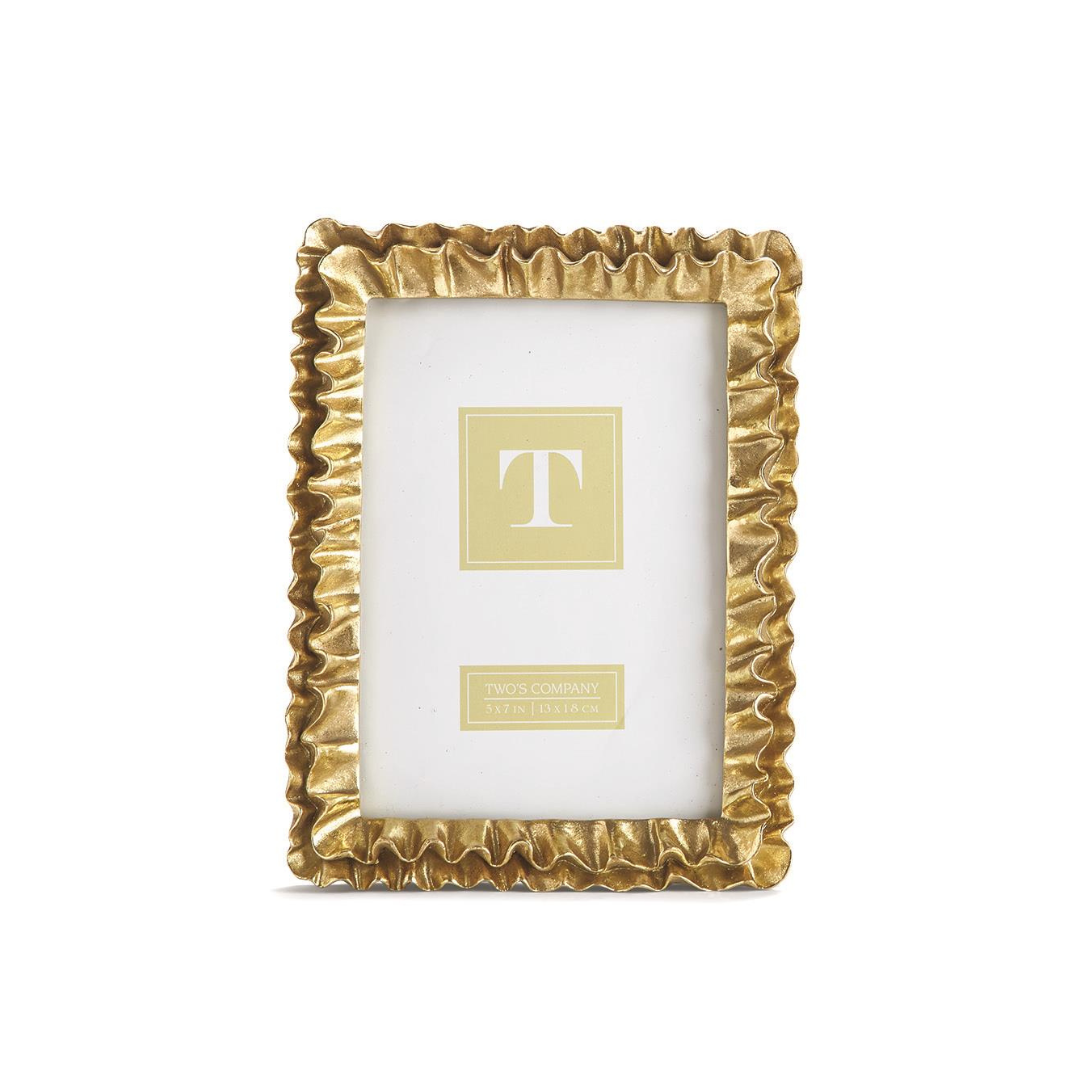 Gold Ruffles 5x7" Frame