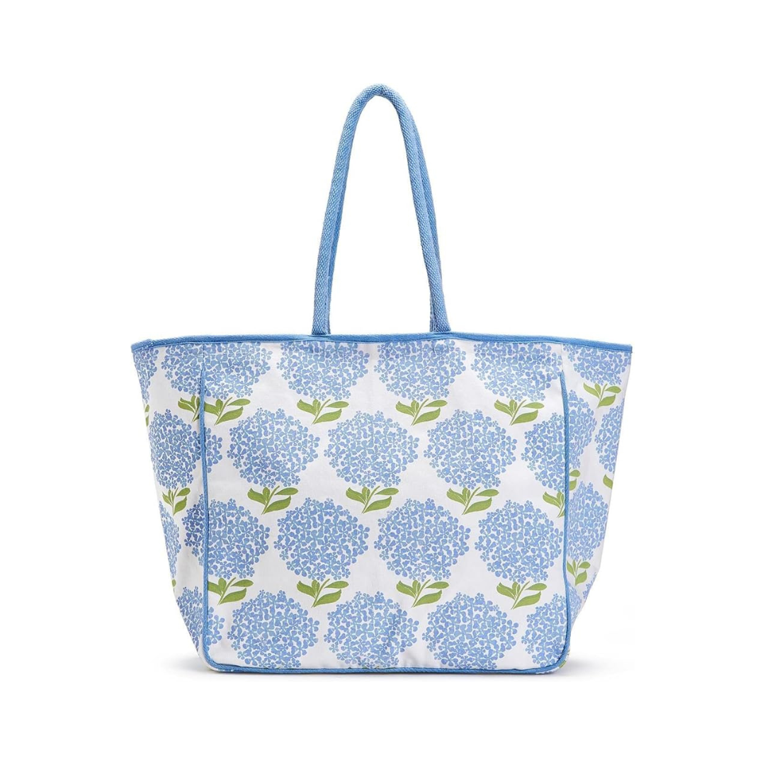 Hydrangea Printed Tote Bag