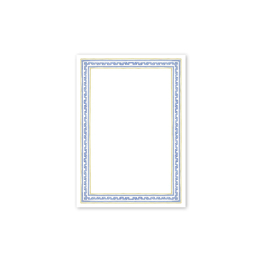 Dogwood Hill Greek Key Notepad