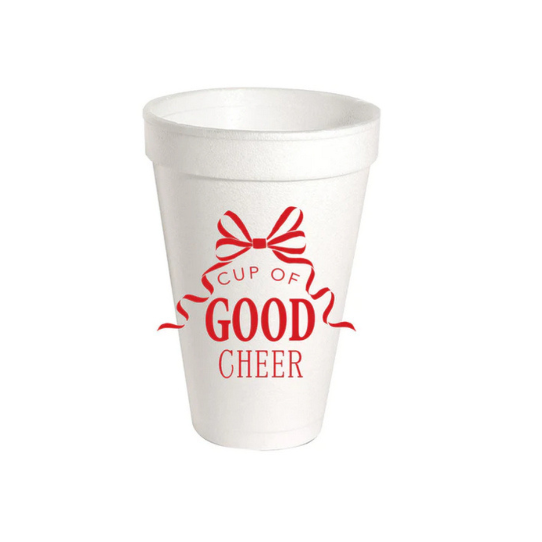 Cup of Good Cheer Styrofoam Cups