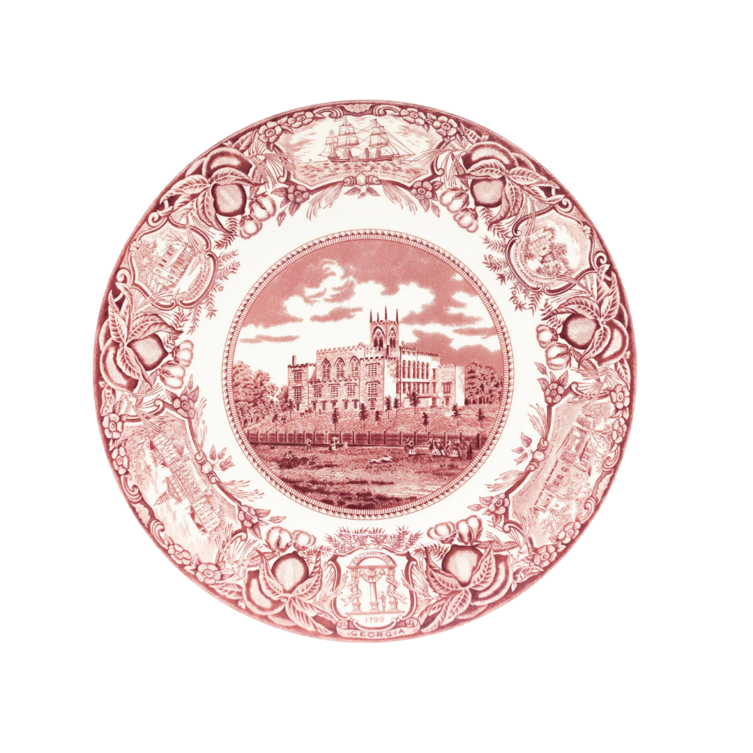 GA Plates Old Capitol, Milledgeville-Pink #9