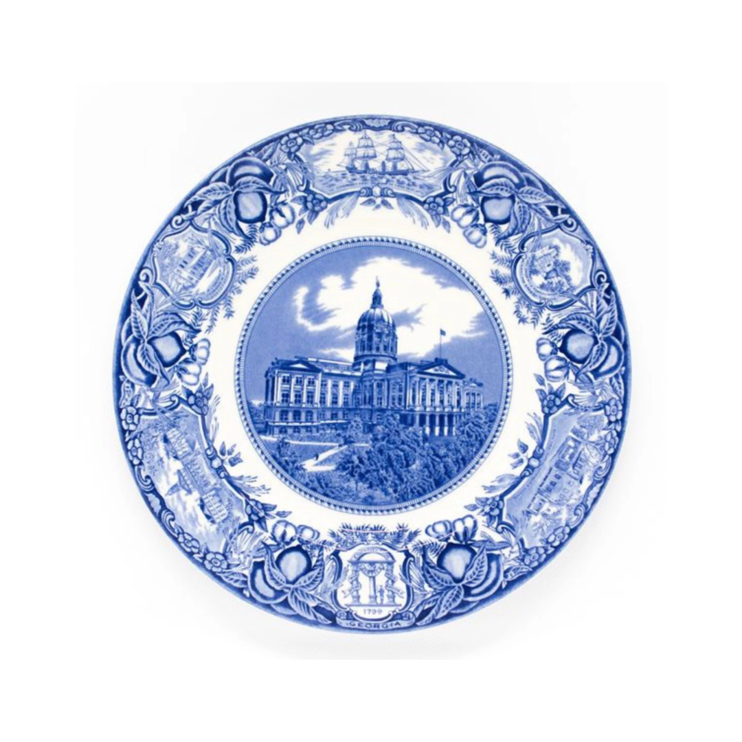 GA Plates Atlanta Capital- Blue Plate #10