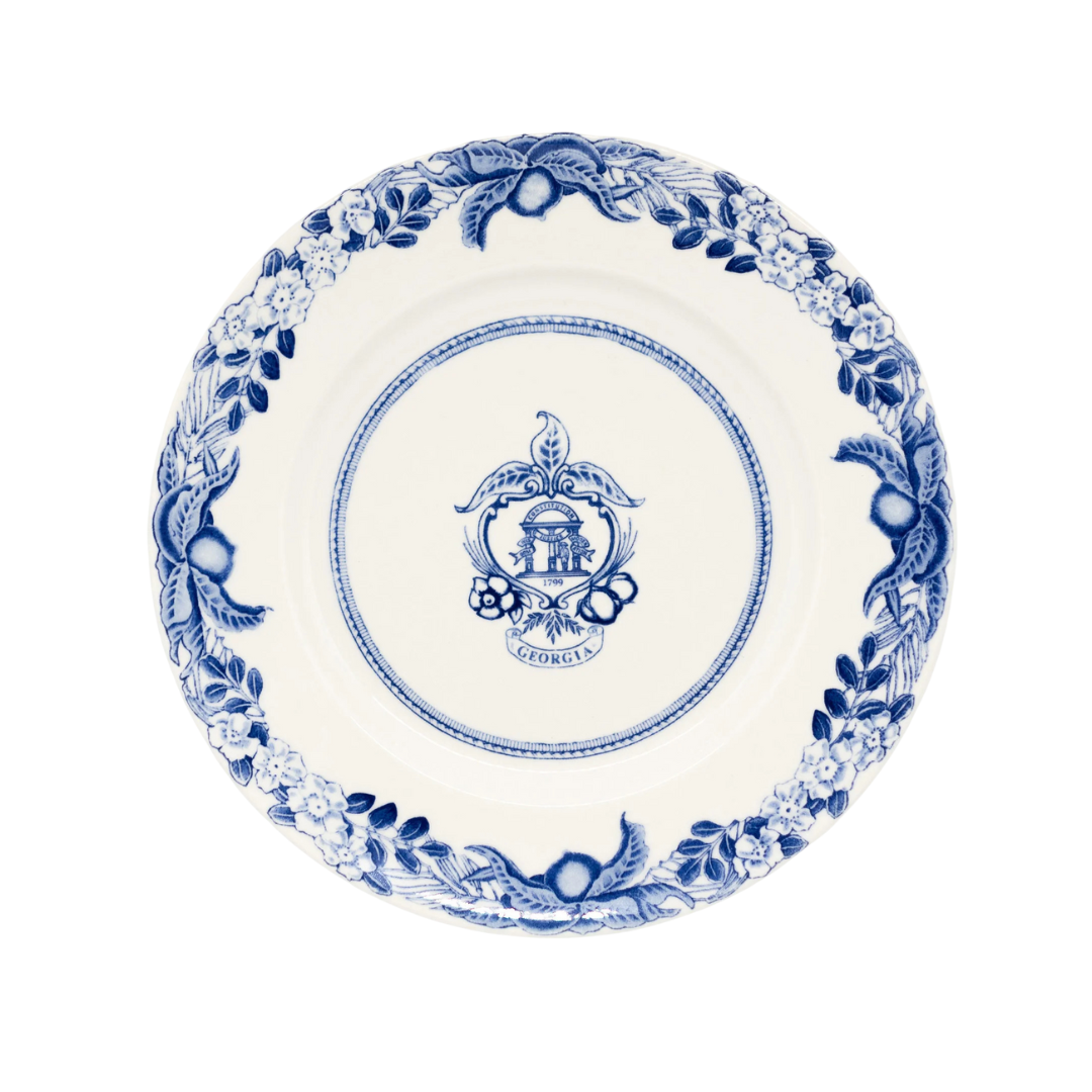 GA Plates Blue Salad Plate- Blue GA Plate