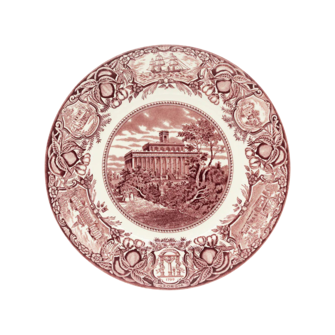 GA Plates Georgia Female College- Pink #4