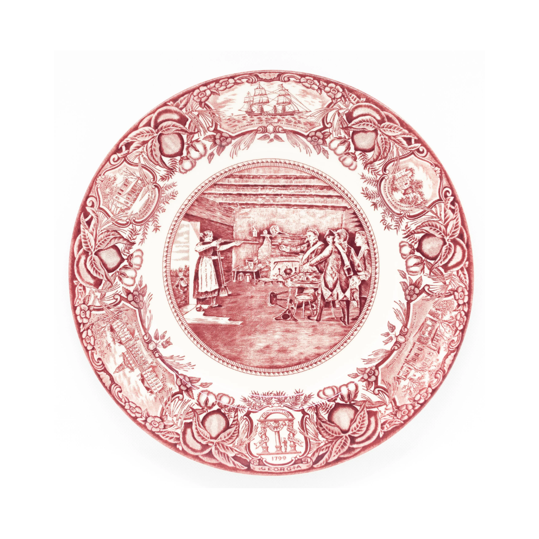 GA Plates Nancy Hart Capturing the Tories- Pink #7