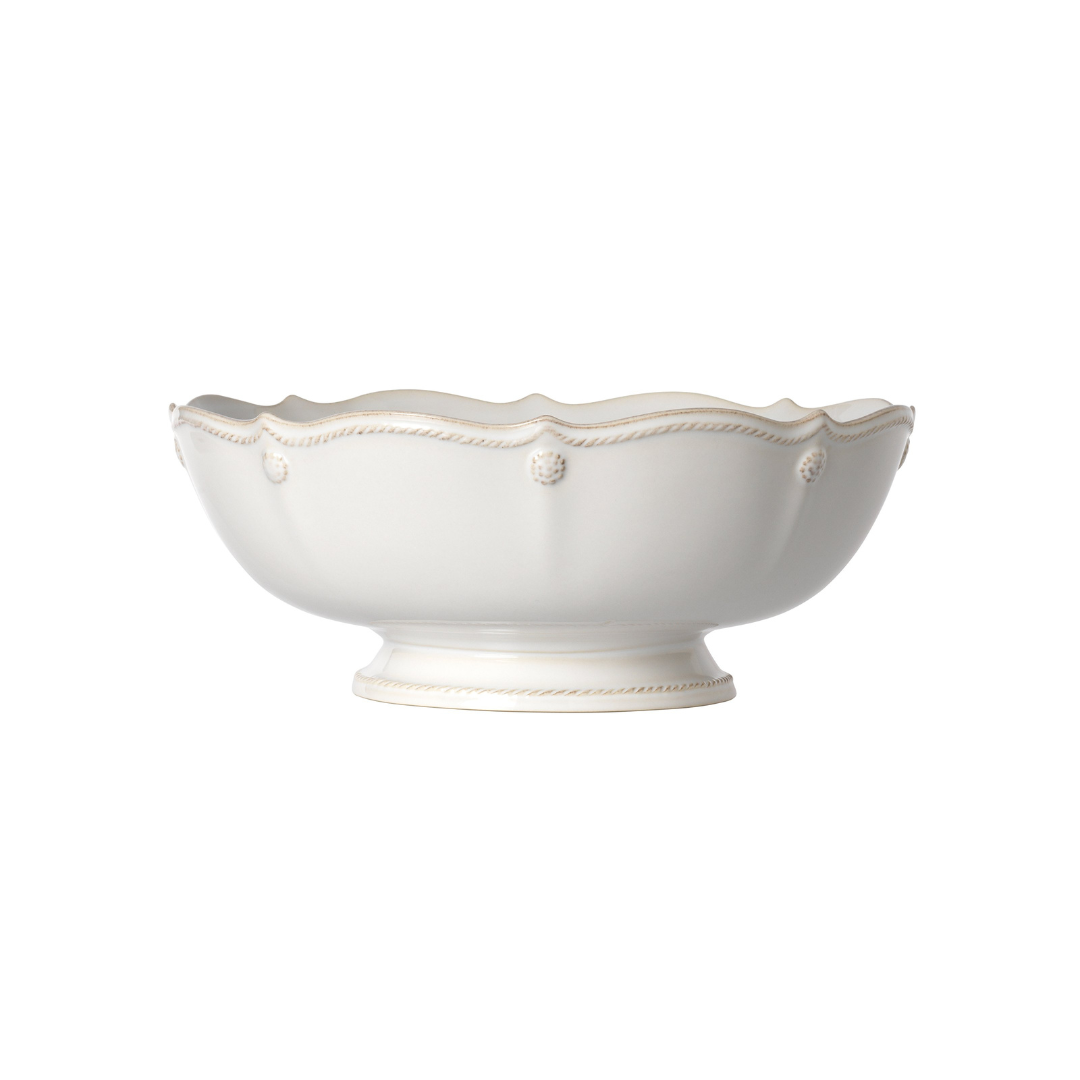 Juliska Berry & Thread 11" Footed Fruit Bowl - Whitewash