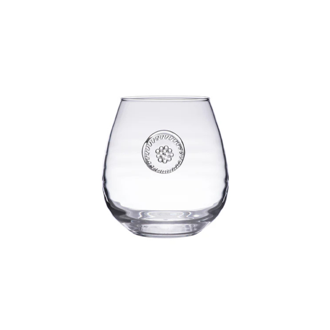 Juliska Berry & Thread Stemless Red Wine Glass