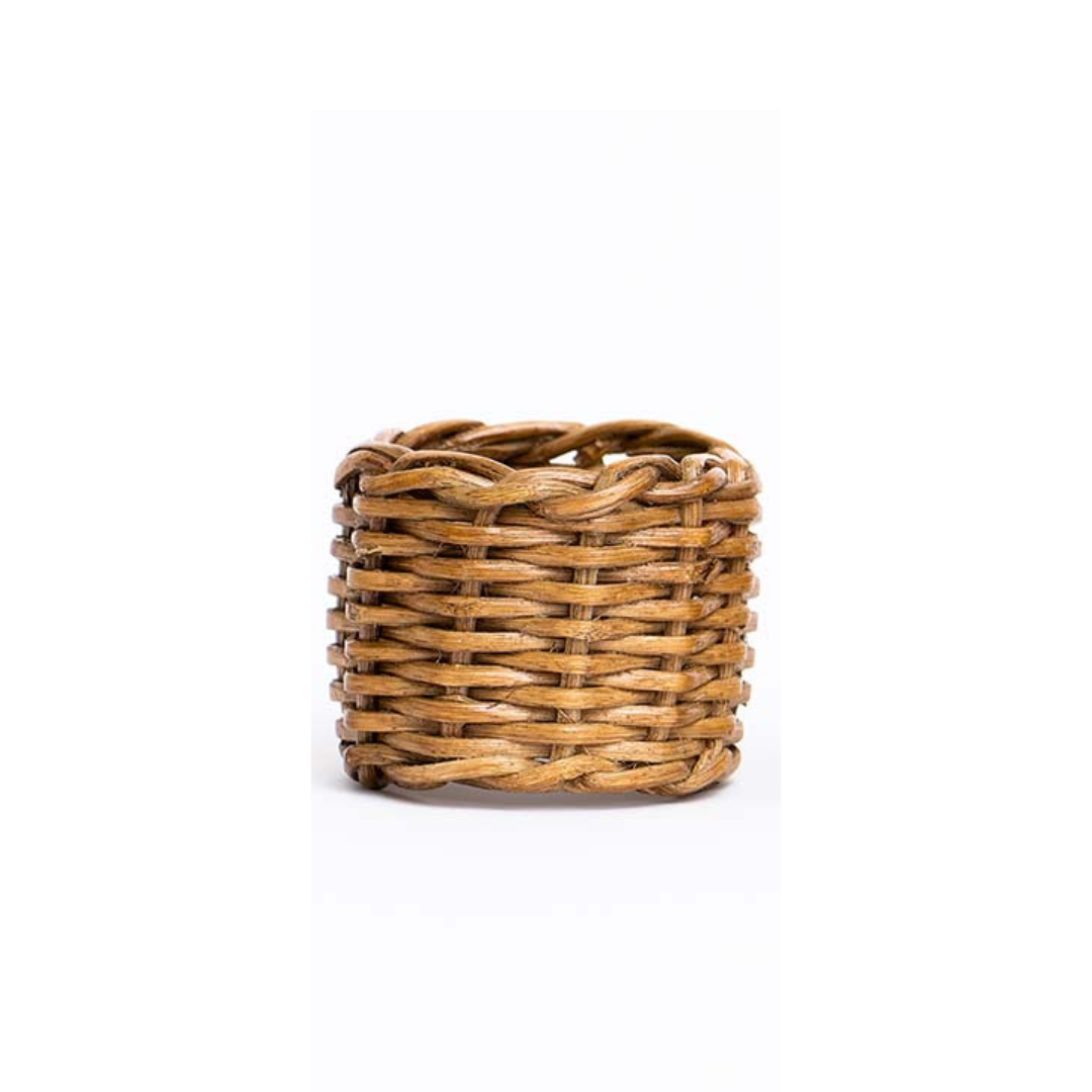 Pomegranate Honey Wicker Rattan Napkin Ring